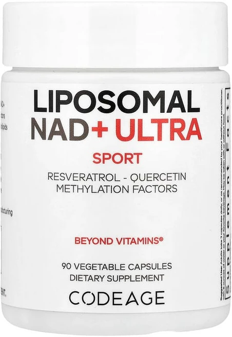 Codeage 스포츠 리포소말 NAD+ 울트라 베지 캡슐 90정 AGE-60903, 1 - 쿠팡