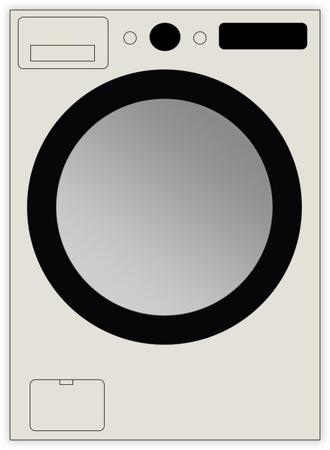 LG전자 트롬 오브제컬렉션 세탁기 25kg 방문설치, 네이처 베이지, FX25EAR