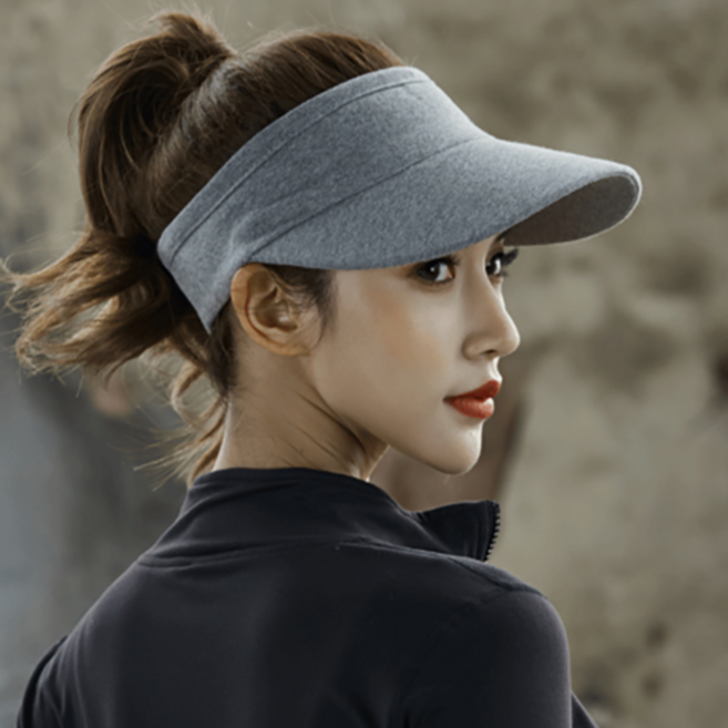 시크해 3912 플라워 포인트 썬캡 여성썬캡 패션모자 썬바이저 등산 테니스