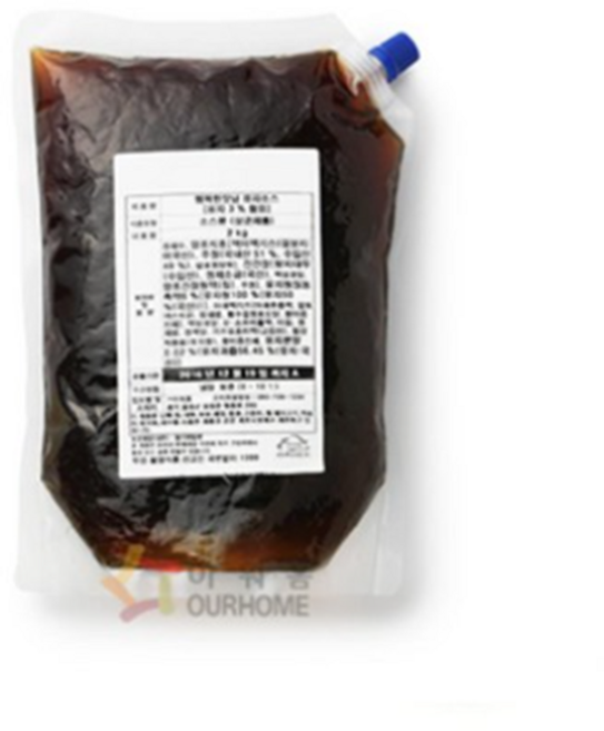 아워홈 유자소스 2kg, 4개