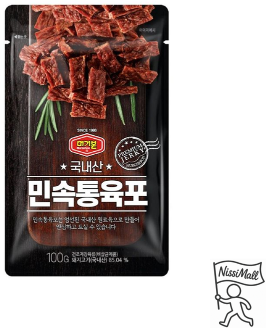 머거본 민속통육포, 100g, 1개