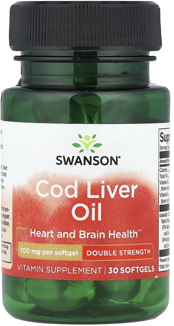 새해 첫좋은선물 Swanson 대구 간유 소프트젤 30정 제대로 할인합니다, 1개 - 쿠팡