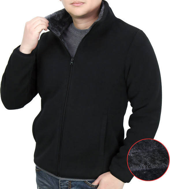 마운티스트 촉감만족 보아털 안감 자켓 (남) 후리스 플리스 방한 털자켓