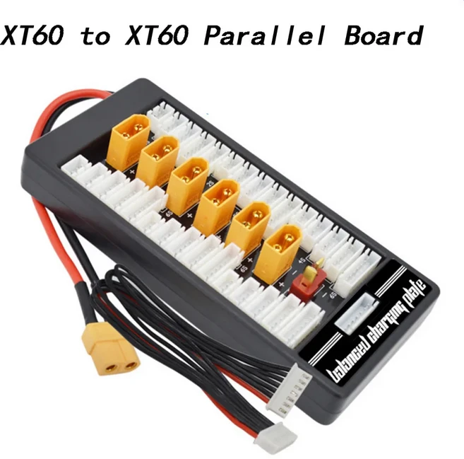 호환 멀티 2S-6S Lipo 병렬 밸런스 플레이트 충전 보드 XT60 XT30 T 플매트 카펫 러그 RC 배터리 ISDT Tool, XT60 to XT60, 1개