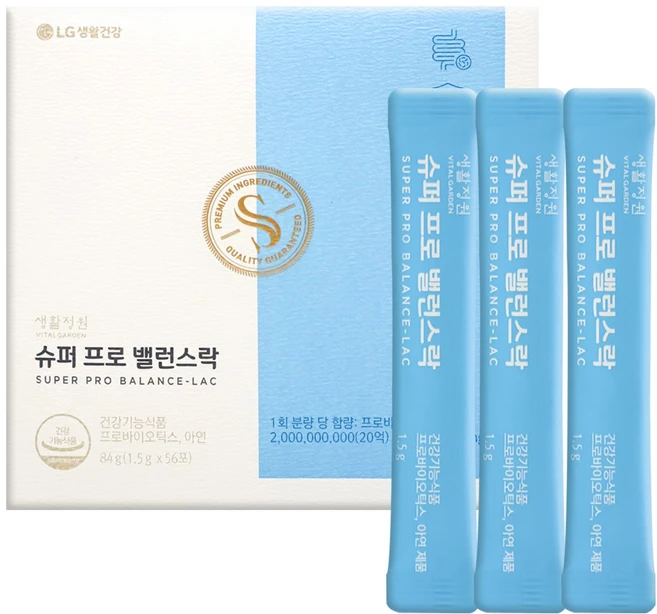 생활정원 슈퍼 프로 밸런스락 8주분, 1박스, 84g - 쿠팡