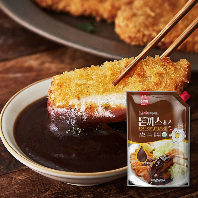 한맥 브라운돈까스소스, 3개, 2kg