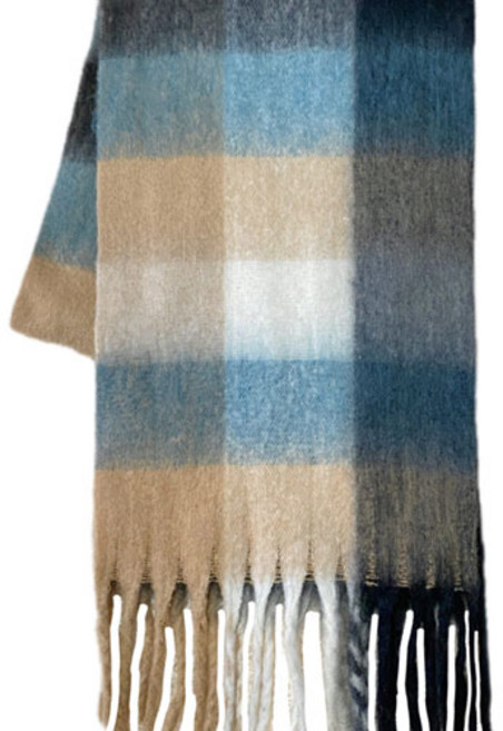 포근한 체크 레게 머플러 남녀커플 목도리 빅사이즈 크리스마스 선물 목도리 14color