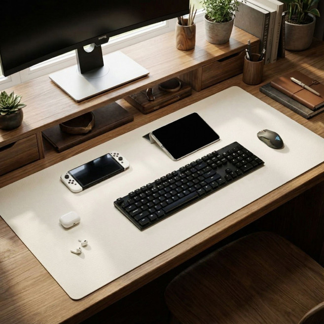 누어리 논슬립 생활방수 장패드 400 x 800 mm, 1개, 아이보리