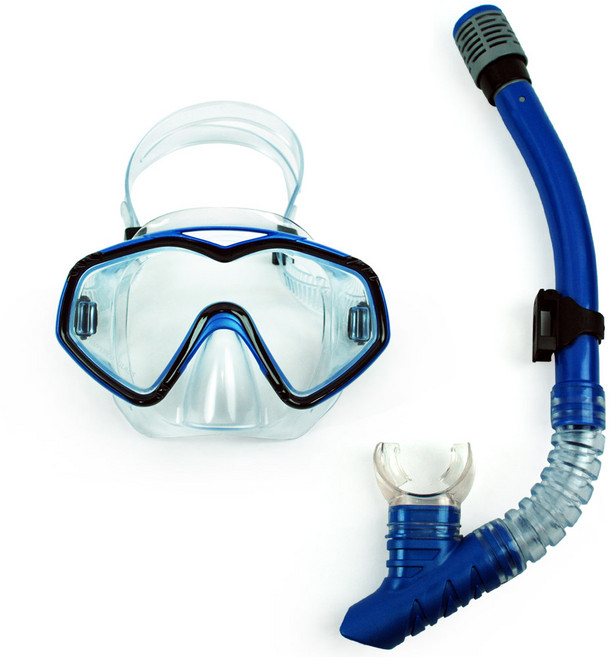 디코 아쿠아 수경호흡기세트, 파랑