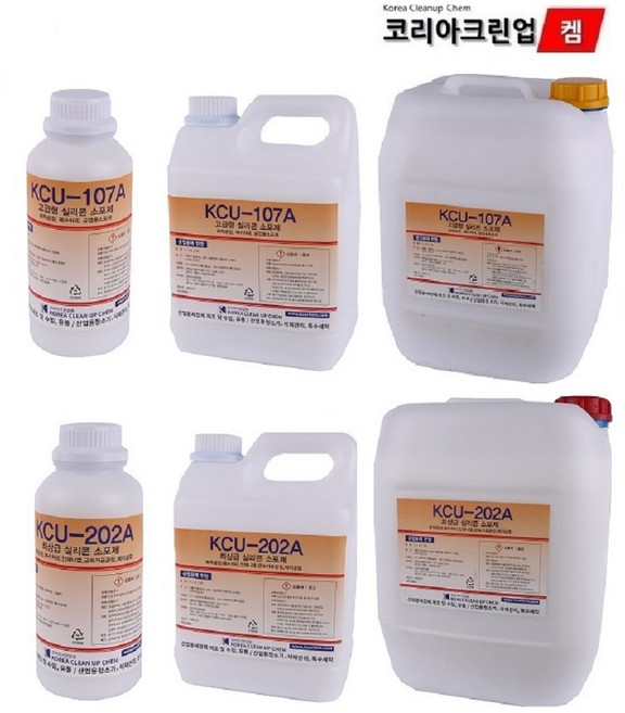 실리콘 소포제 KCU-107A KCU-202A 4리터 거품제거제 거품제거 산업용 공업용 소포제, KCU-107A 1L 실리콘소포제 거품제거, 1개