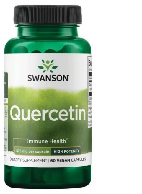 스완슨 퀘르세틴 475mg 베지 캡슐, 60정, 1개 - 쿠팡