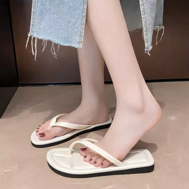 란공주 말랑 푹신 베이직 여성 쪼리 슬리퍼