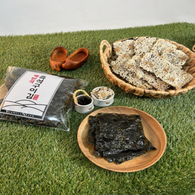 한김 맥반석 구이김 조미김 즉석김 7봉(1봉당 10장), 일반(노컷팅), 7개