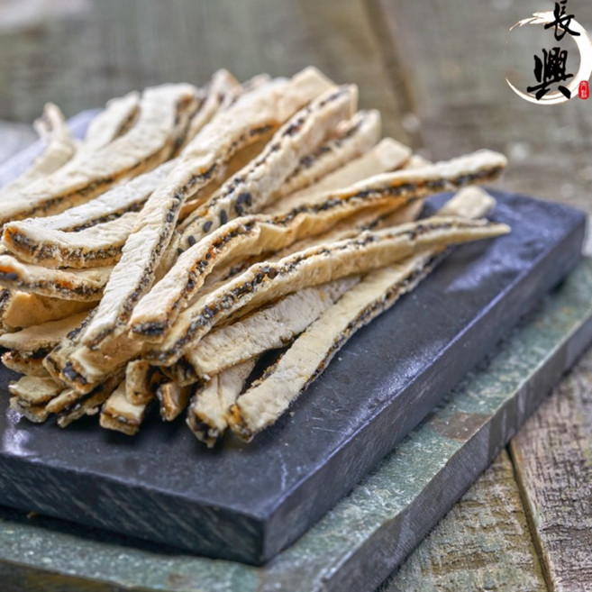 長興肉鬆店 芝麻夾心鱈魚絲, 1個, 100±10克, 100±10克