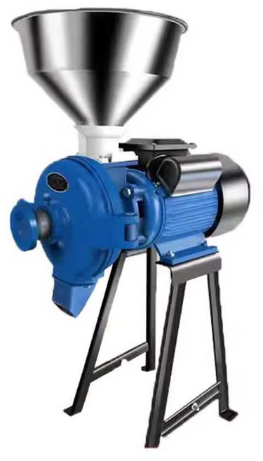 쌀가루 분쇄기 고추가는기계 곡물 분말 도토리 녹두, 건습식 겸용-3800W-최상위-구리