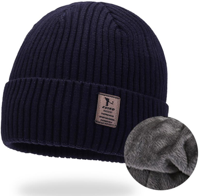 도도리빙 겨울 모자 남자 비니 방한 기모 안감 털모자