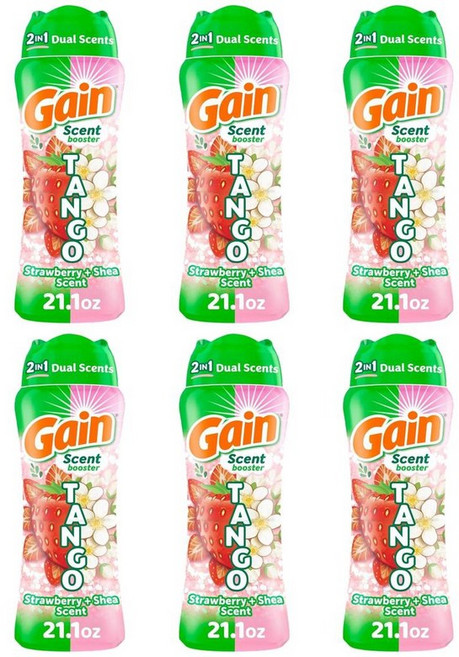 게인 인워시 센트 부스터 비즈 탱고 딸기 & 시어 598g, 6개