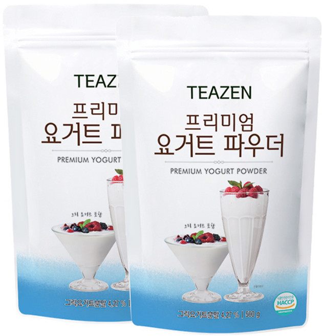티젠 프리미엄 요거트 파우더, 500g, 1개입, 2개