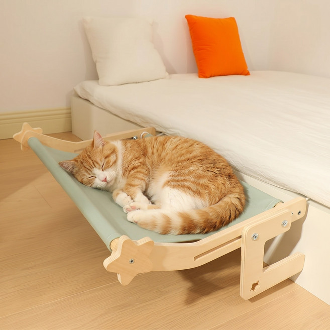 PAKCHOICE 고양이 든든한 침대 창틀 창문해먹, 민트, 1개