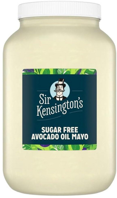 Sir Kensington's 무설탕 아보카도 마요네즈 오일 GMO 프리 인공 향료 없음 색소 키토 친화적 팔레오 글루텐 코셔 3.8L(1갤런) 4팩130804