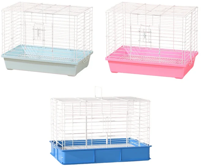 艾爾發寵物 兔籠 倉鼠籠, 1個, 【粉色】47.5x30x36cm, 粉色