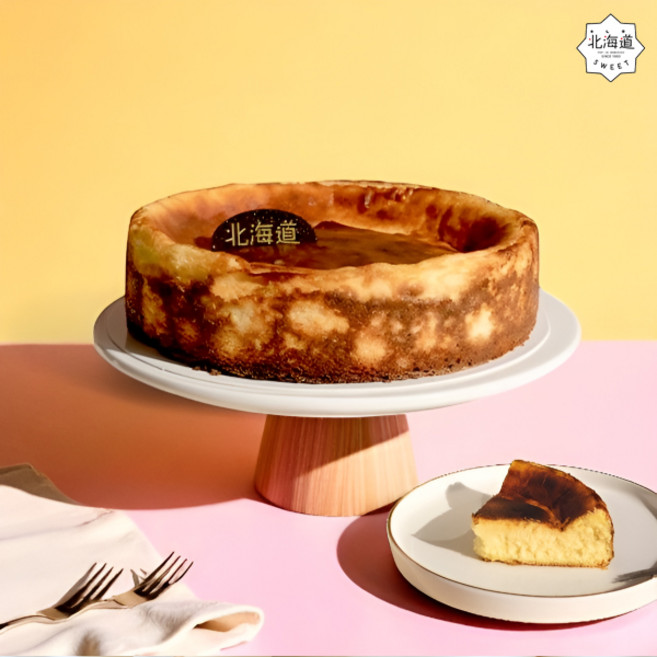 "겉은 바삭 속은 촉촉 " 수제 바스크치즈 케이크, 1개, 520g