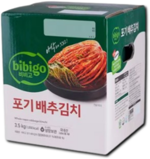 트레이더스 비비고 포기배추김치, 3.5kg, 1개