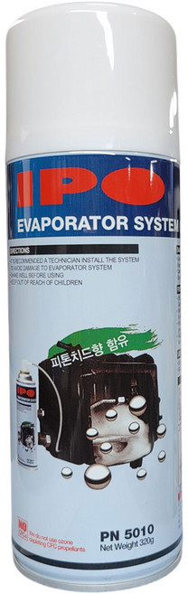 IPO 에바크리너 자동차 탈취제 에어컨냄새제거 에어컨 청소 320g, 피톤치드, 1개