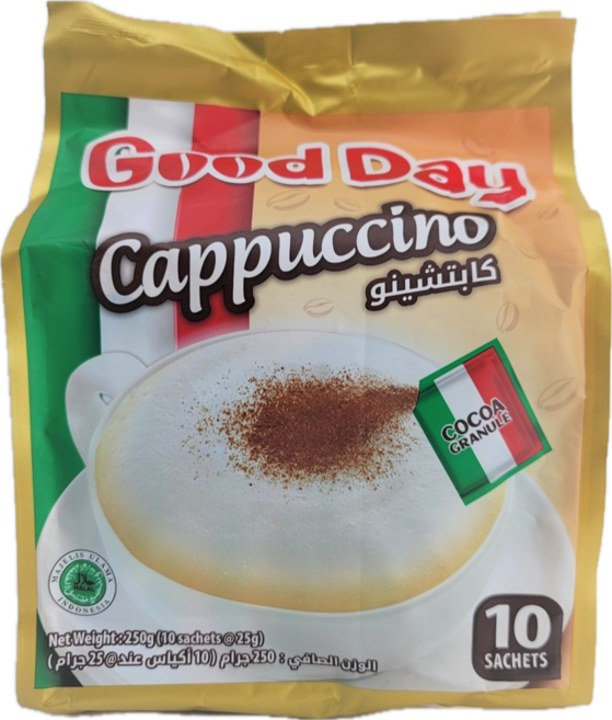 굿데이 카푸치노, 10개입, 2개, 25g