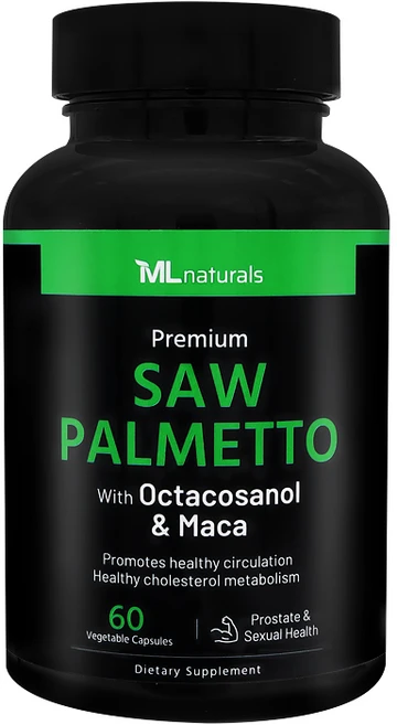 [미국빠른직구] 마이라이프 내추럴스 프리미엄 쏘팔메토 옥타코사놀 & 마카 60정, 1개 - 쿠팡