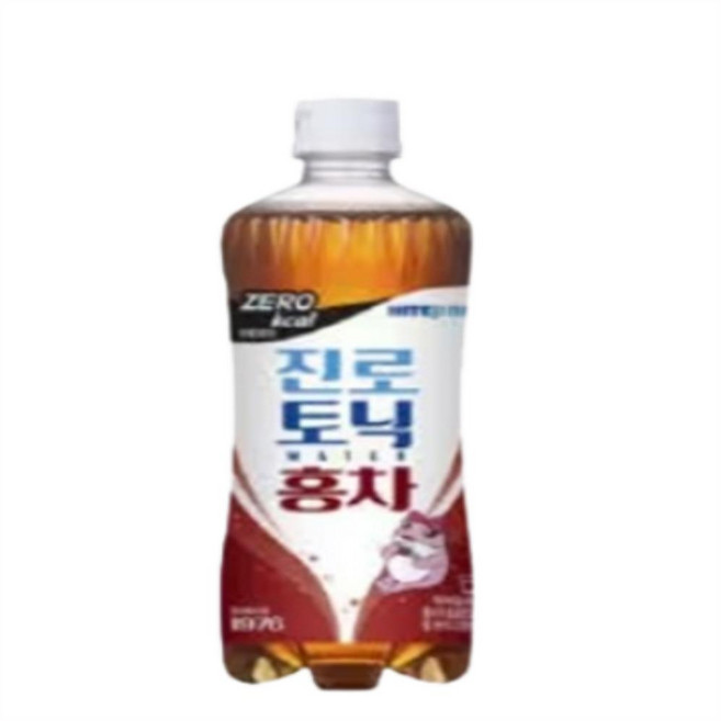 하이트진로 진로 토닉워터 홍차 제로, 600ml, 40개