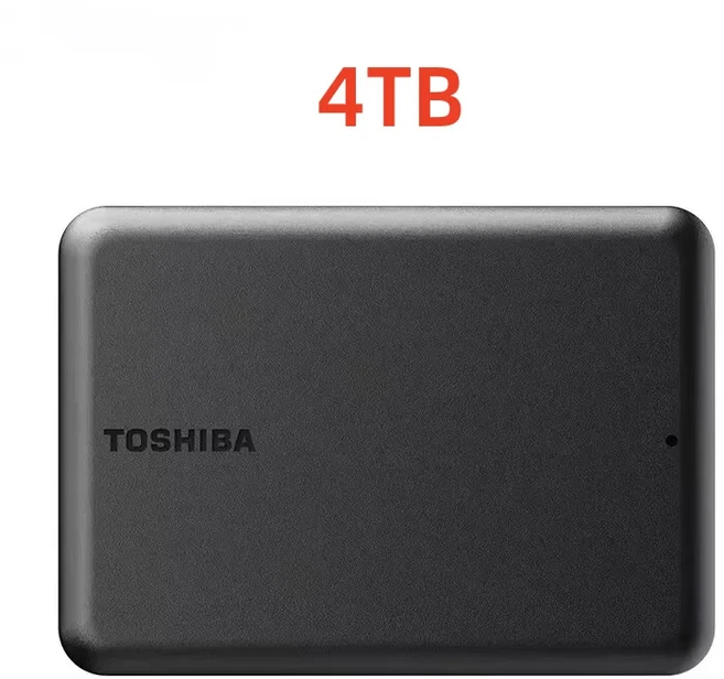 도시바 A5 25인치 외장형 휴대용 하드 디스크 USB 32 초고속 대용량 노트북 PC 맥 데스크탑 저장용 HDD, 05 A5-4TB
