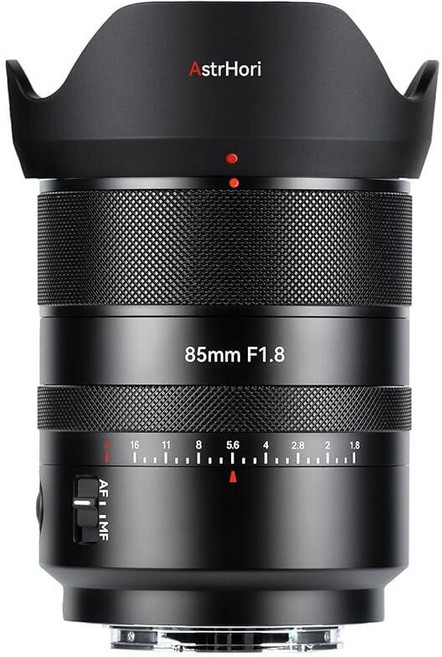 AstrHori AF 85mm F1.8 II 풀 프레임 렌즈 업그레이드 자동 초점 프라임 인물 소니 E 마운트 미러리스 카메라용 블랙 271938, for Sony E mount
