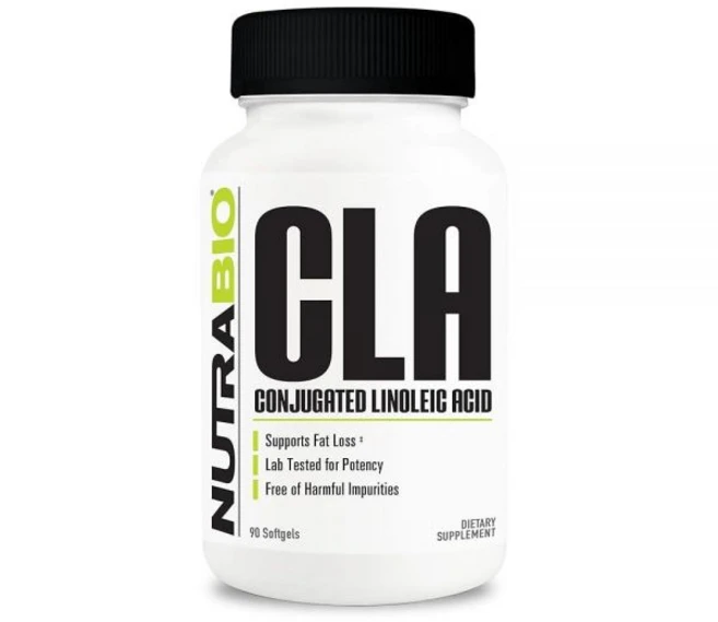 NutraBio CLA 공액 리놀레산 보충제 800mg 소프트젤 90정, 1개 - 쿠팡