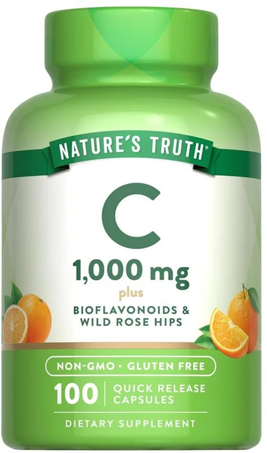 Natures Truth 비타민 C 1000mg, 100정, 1개, 100정 - 쿠팡