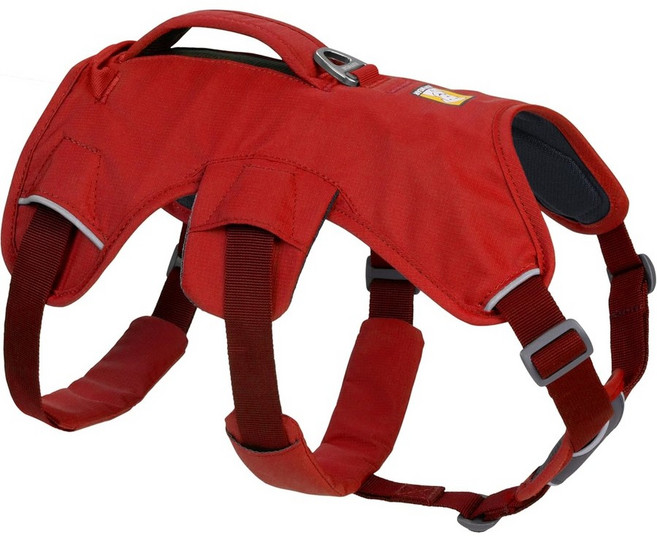 러프웨어 웹마스터 조절식 개 하네스 2개, 붉은 옻나무, 1개