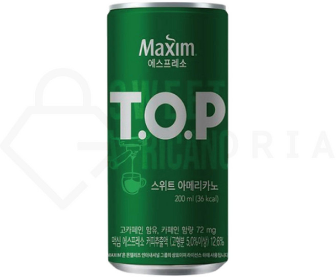 맥심 T.O.P 스위트 아메리카노 200ml, 25개