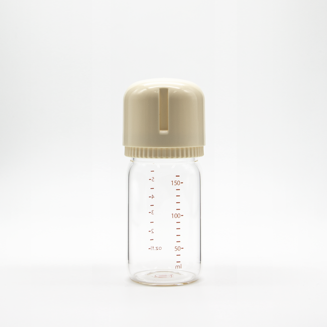 요한손베비스 안심유리젖병 스페어보틀 (유리보틀) 1P, 1개, 160ml, 바닐라