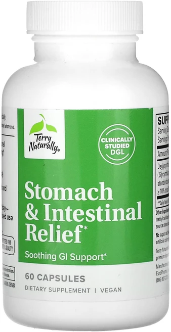 몸관리하세요 겨울입니다 Terry Naturally 위장 및 위장 완화 캡슐 60정(캡슐 1정당 75mg) 특별관리진행, TerryNaturally위장및위장완화캡슐60정캡슐1정, 1개 - 쿠팡