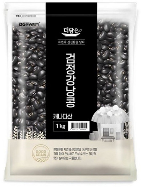 더담은 검정강낭콩, 1kg, 1개