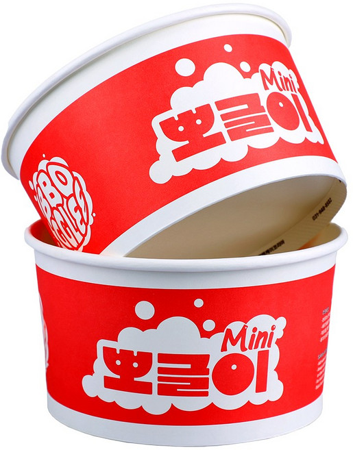 [런칭기념세일] 뽀글이Mini 이지쿡 전용용기 150개 IH5600/CAN7000 원형 일회용 즉석조리기 라면용기, 1박스, 150개입