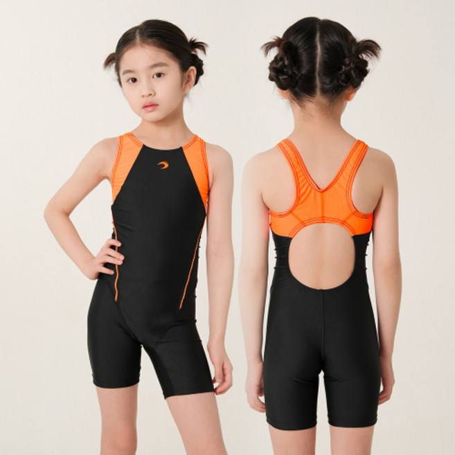 TS 스포츠 여아동 원피스 수영복 반신 3부 M703