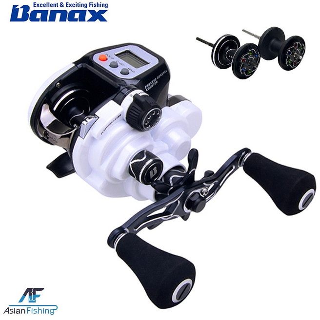 바낙스 카이젠Z 150W 소형 전동릴 한치 갈치 참돔 타이라바 갑오징어 지깅, 우핸들