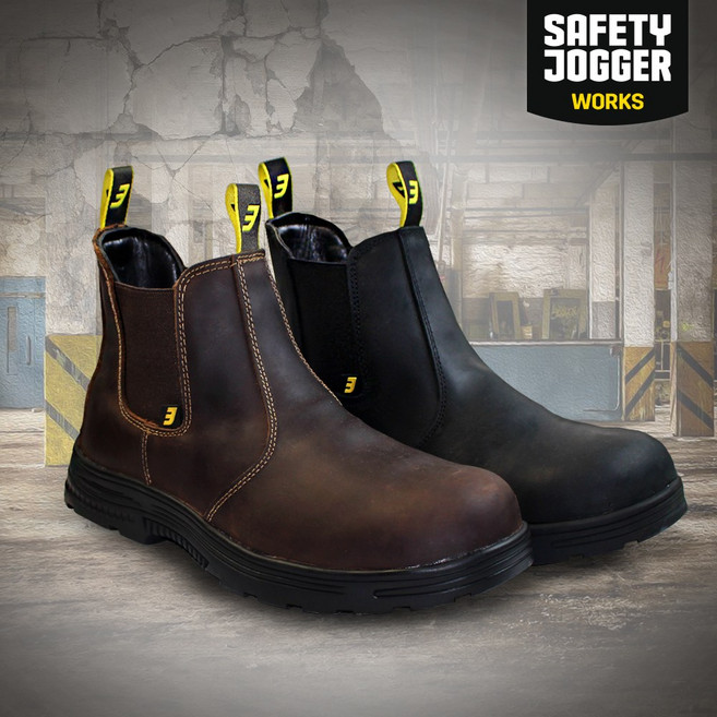 세이프티조거 잭맨 JACK MAN 첼시부츠형 가죽 안전화
