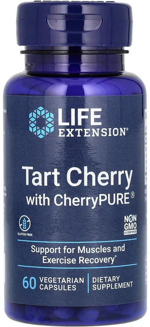 Life Extension 타트체리 CherryPURE 함유 베지 캡슐 60정(캡슐 1정당 480mg) Extension (라이프 익스텐션), 1개 - 쿠팡