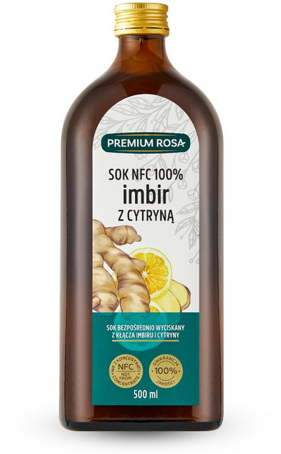 프리미엄로사 생강 레몬 원액 100% NFC 착즙 건강즙 진저샷, 500ml, 1개