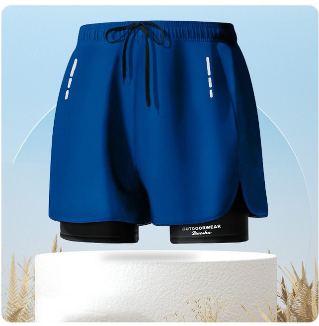 다이나믹피플 남성용 3부 마라톤 헬스 스쿼트 러닝 레깅스 반바지 러닝쇼츠