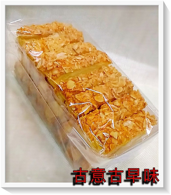 古意古早味 千層酥 懷舊杏仁餅乾, 1個