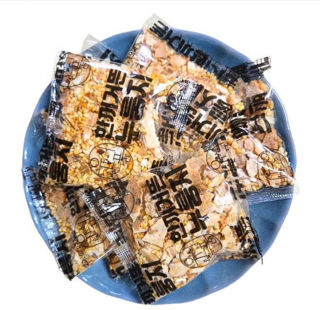 구수한하루 누룽지 100% 국산 간편누룽지 개별포장 찹쌀누룽지 뜨거운물만 부으면 OK, 20개, 60g