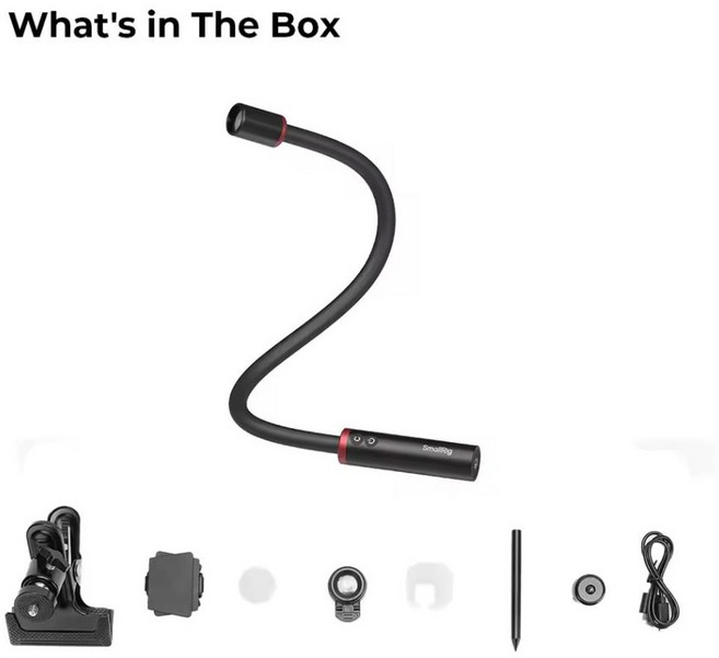 SmallRig RM 03 매크로 사진 촬영용 LED 조명 4-리프 바운드도어 스포트라이트 5색 출력 고휘도 비디오용 -5480, 5480